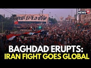 LIVE: Violent Anti Israel And Anti America Protests Erupts In Baghdad | Israel Iran War | N18G