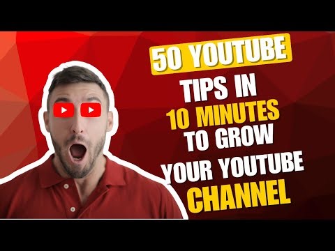 50 YouTube Tips in 10 MINUTES to Grow Your YouTube Channel in 2026