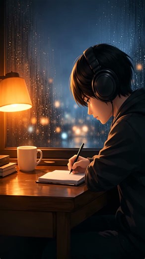 Calm Lofi Loop 🌧️ Relax & Reset in 15 Seconds