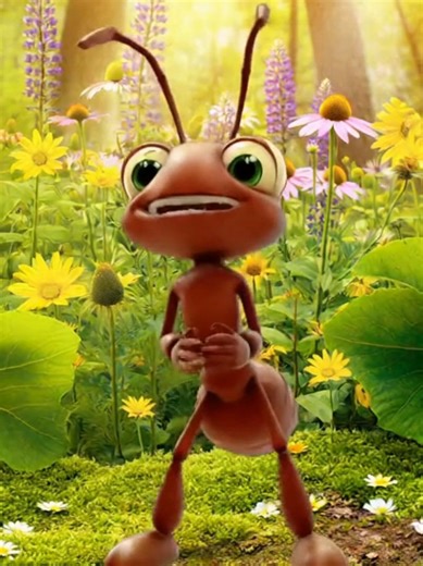 The Joyful Dance of an Animated Ant
