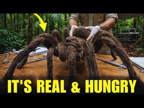 J'Ba Fofi: 5-Foot Congo Spider Doesn't Eat Prey… Keeps Them Alive for Something Worse