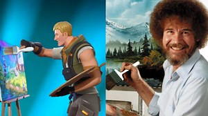 Bob Ross emote has been added to Fortnite & it’s stunning