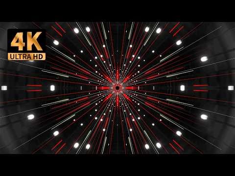 🌟 4K VJ Loop 🌟 Star Light Red & White 🌟 Techno Laser DJ Visuals 🌟 No Copyright Music 🌟 Free VFX LED