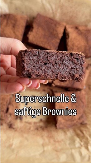 Superschnelle & saftige Brownies