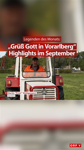 Nächste Chance auf ein legendäres ”Grüß Gott in Vorarlberg": heute Abend 19:00 Uhr in ORF2 📺 | ORF Vorarlberg