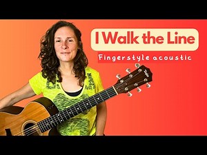 Learn I WALK THE LINE (intro): Johnny Cash - GUITAR TUTORIAL