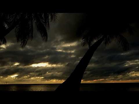 Mustique Island of St.Vincent & the Grenadines in the Caribbean Sea. Sunset on the beach
