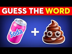 Can You Guess the WORD by Emoji? 🤔❓✅ Emoji Quiz Challenge 2026 (101 Words)