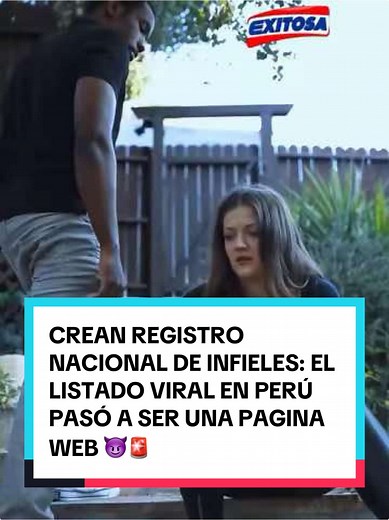 Registro Nacional de Infieles en Perú: De Excel a Web