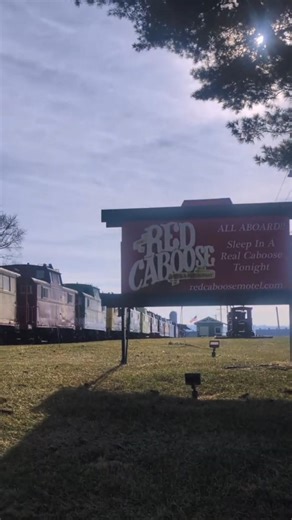 The View from the Red Caboose Motel in Lancaster County Pennsylvania. So peaceful here. :)