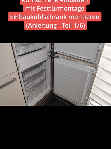 Kühlschrank einbauen mit Festtürmontage | Schritt-für-Schritt Anleitung