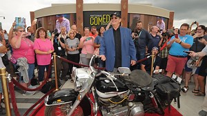 5.8K views · 130 reactions | Dan Aykroyd at the grand opening of the National Comedy Center on The Big Interview with Dan Rather. See the full interview on AXS TV. Filmed in #JamestownNY at Shawbucks. “This [museum] is first-class. I could spend a week inside the place.” - Dan Aykroyd | National Comedy Center | Facebook