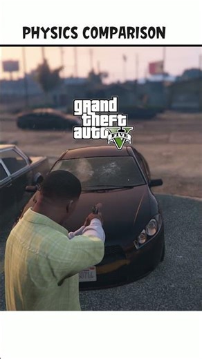 Windshield Damage Comparison GTA vs Watch Dogs #shorts