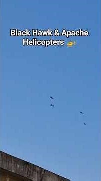 Black Hawk & Apache Helicopters 🚁(feat.md500,ch47)