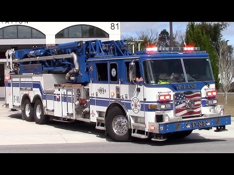 Fire Trucks Responding Compilation Part 81 - Firsts Of The Year