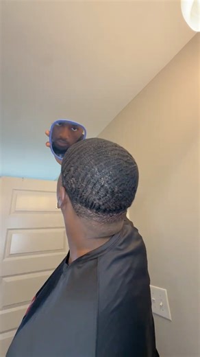 Wave length low taper self cut #youngbarber