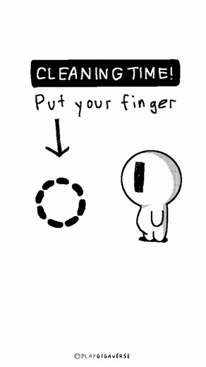 One simple touch clears all the bad feelings ✨