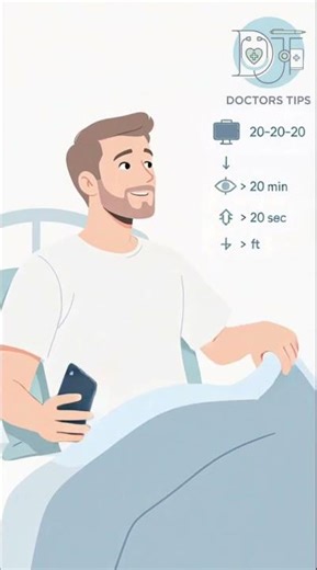 👀 Feeling tired or dry eyes after long screen time? try this simple habits | @doctorstips01