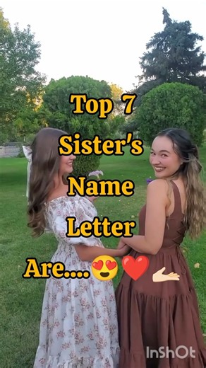 top 5 cute sisters name letter are...💖😍💫 #fypシ #vairal #foryou #top5