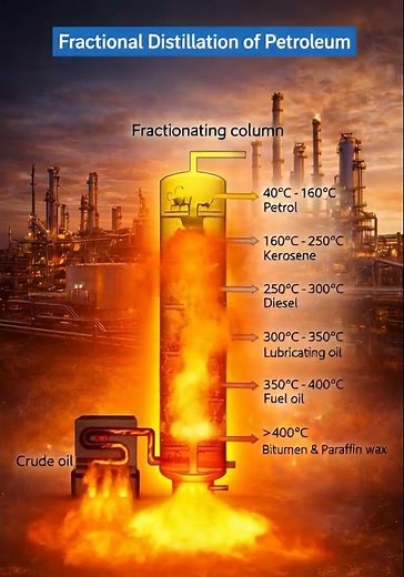 How Fractional Distillation Separates Crude Oil into Fuels