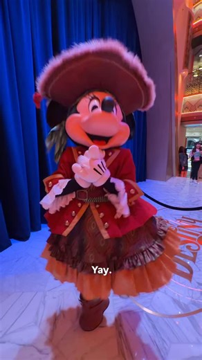 Marion - Travel Advisor, Small World Vacations on Instagram: "Captain Minnie picked the best Villain to be her First Mate for the Disney Destiny!! 🤣"