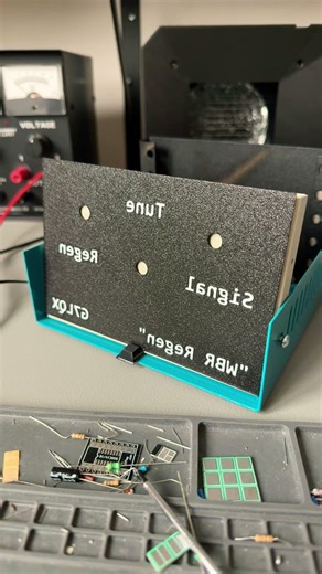 Upside down panel (doh!) for my WBR Regen #homebrew #electronics #3dprinting