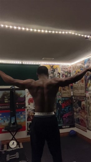 Yujiro Hanma Demon Back FLEX #shorts #fitness #baki