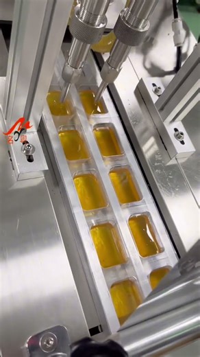 honey blister packing machine #liquid filling blister sealing machine #alu pet blister packing machi
