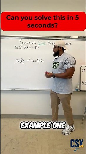 How to Solve One-Step Equations | Algebra 1