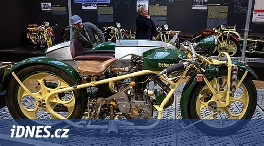 Nejdelší motorky světa. Technické muzeum ukázalo ikonické Čechie-Böhmerland