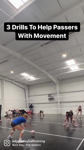 3 Drills To Help Passers With Movement 2 Ball Roll Side to Side Shuffle This helps athletes work on their shuffling as they focusing on stay low whiling have to move quickly to the rolling ball. This also helps the athletes learn how to stay balanced with the quick lateral movements. 2 Ball Toss Side to Side Shuffle The next progression is introducing the athletes arms and shoulders while catching the ball outside their body. In game situations, athletes take multiple balls outside their body so