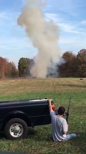 200 lbs of Tannerite Under 3 Cars