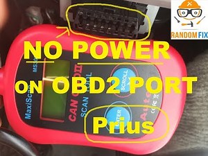 Toyota Prius OBD2 Port NOT working and FIX