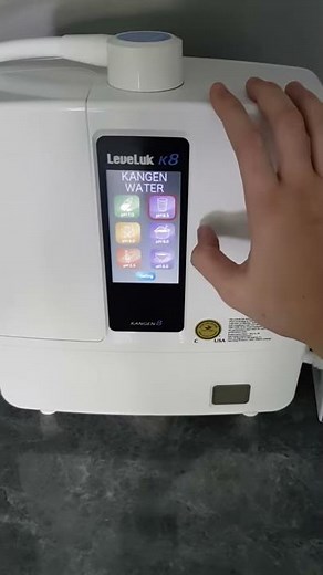 Kangen Water Machine K8 Display Menu and Setting
