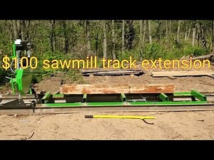 Harbor freight sawmill track extension