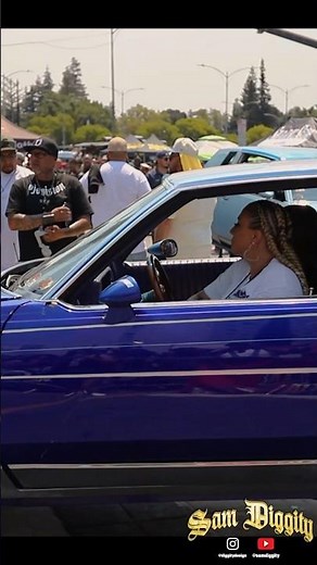 Female Lowrider Hoppin in King of Streets San Jose