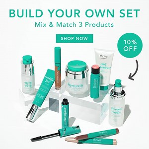 5.1K views · 3.9K reactions | ⚡JUST LAUNCHED⚡ Our new Build Your Own Set program lets you curate a bundle of your 3 most-loved makeup + skincare products to save 10% at checkout—no code needed! Eligible products are changing all the time, so check back often to explore + choose your own beauty adventure! | Thrive Causemetics | Facebook