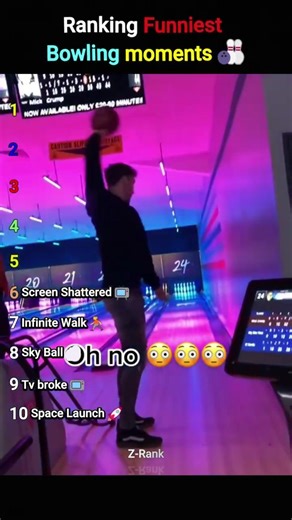 Ranking Funniest Bowling Moments #bowling #fails #funny #viral #shorts