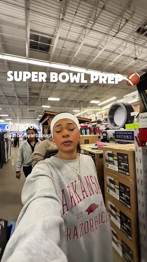 Shopping for Super Bowl Snacks at Sam's Club