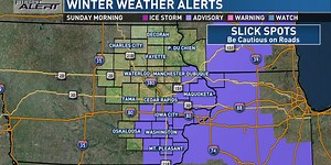 Winter Weather Advisory continues through Sunday morning