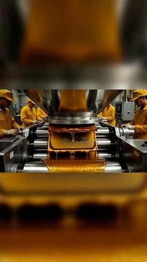 🍯 Inside a Modern Honey Factory: From Raw Honeycombs to Golden Jars (Full Process) #shorts #viral