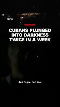 Cubans plunged into darkness twice in a week