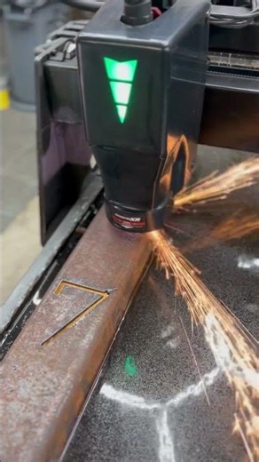 Langmuir crossfire pro cutting 4x4 1/4 #cnc #cncmachine #cncsoftware #cncplasmacutter #langmuir