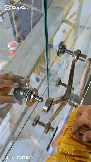 spider fitting installing spider How to make glass spider fitting