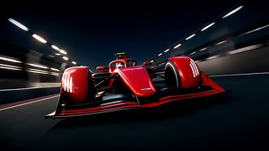 Formula 1 Race Car in Motion | Premium Stock Video Footage