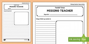 Missing Teacher News Article