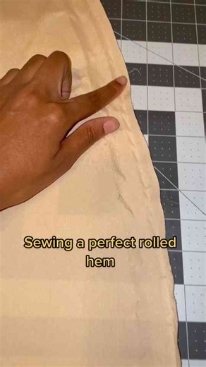 Perfect rolled hem sewing made simple for beginners