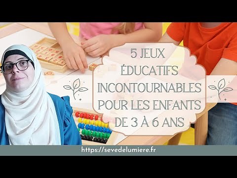 🎲 5 jeux éducatifs incontournables pour les enfants de 3 à 6 ans
