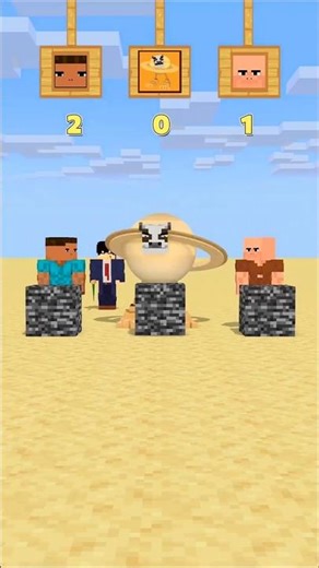 DAY 31। who is best play। #shorts #minecraft