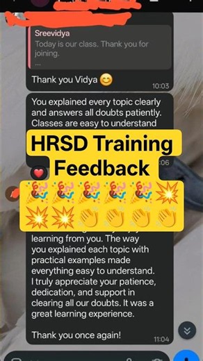 SKFACTS Servicenow HRSD Training Feedback 🎉🎉🎉🎉🎉💥💥💥👏👏👏👏
